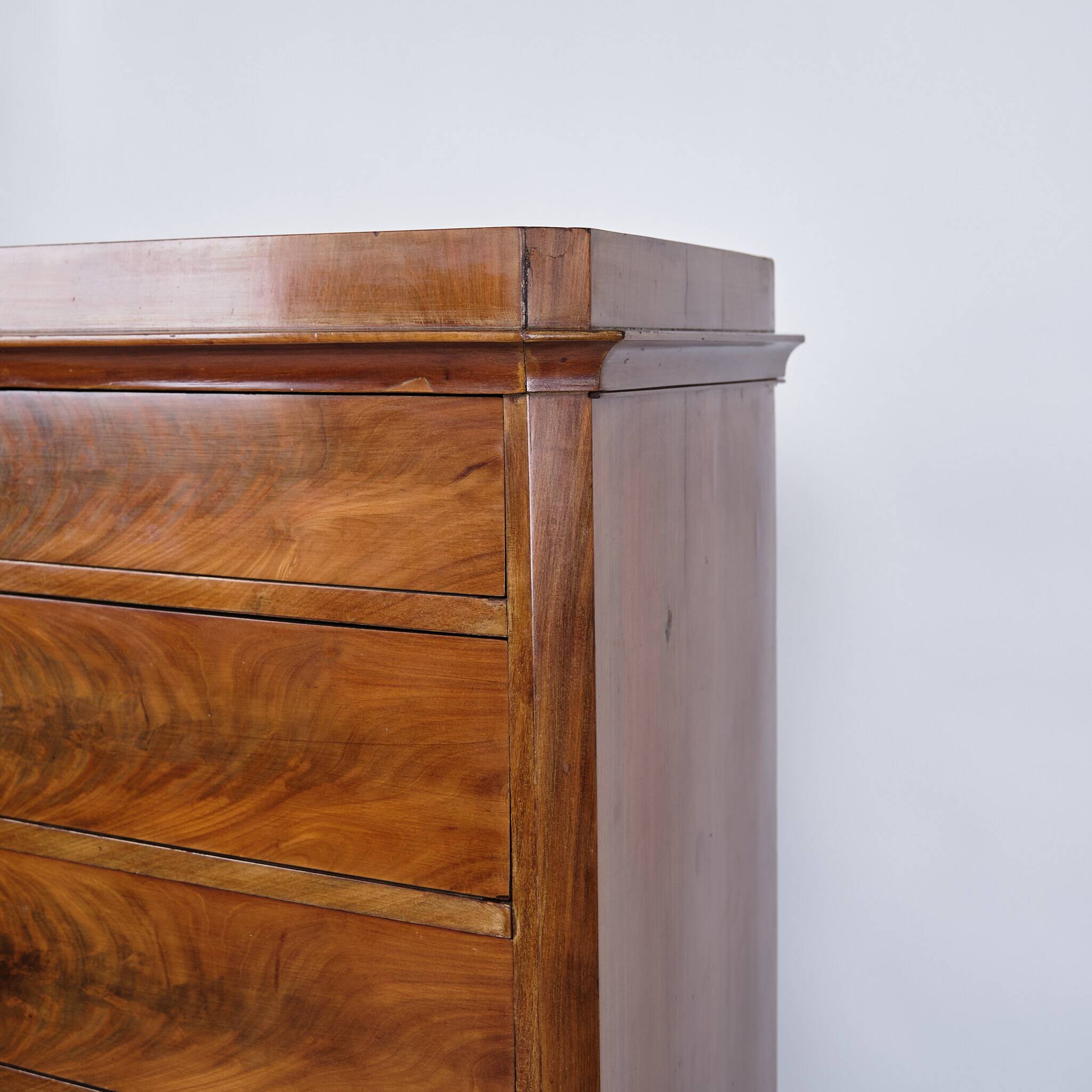 Chest of drawers - antique - mahogany - 7 drawers - 1860s