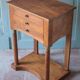Bedside table or console in Empire style, drawer unit, end table.