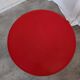 Vintage Red Tulip Table by Meblo Yugoslavia / Pedestal Table