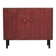 Cabinet en teck vintage avec poignées carrées