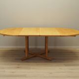 Ash round table, Danish design, 1960s, production: Denmark
