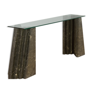 table console en marbre