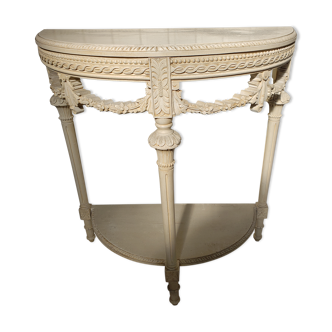 Half-moon console