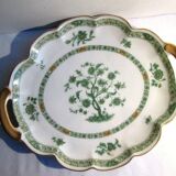 Fine porcelain cake serving 12 plates - 1 dish, signed Th. Haviland Limoges