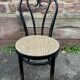 4 chaises bistrot style Thonet en bois courbé noirci