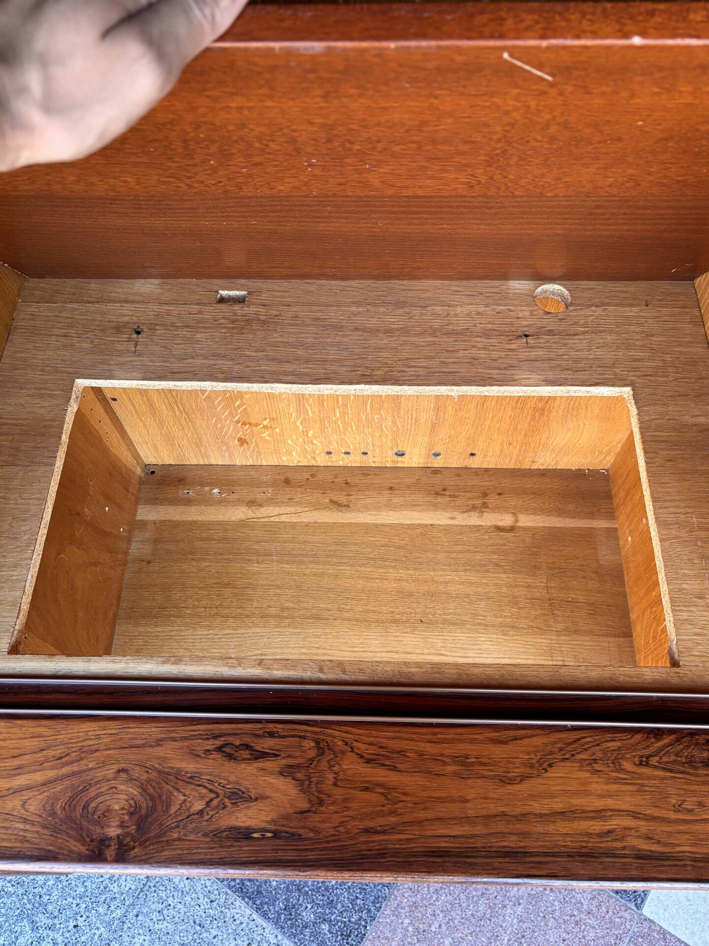 Buffet enfilade haute en palissandre