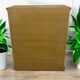 Vintage wooden and rattan chest of drawers