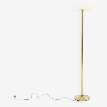 Brass Holtkoetter Uplighter Floor Lamp Germany 1980s