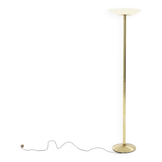 Brass Holtkoetter Uplighter Floor Lamp Germany 1980s