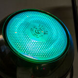 Goffredo Reggiani lamp for Reggiani, double ignition, coloured lights, Italy, 1960s