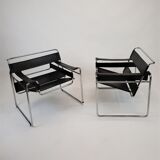 B3 Wassily lounge chairs designed by Marcel Brueur, 1970s edition