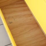 Yellow solid pine shelf