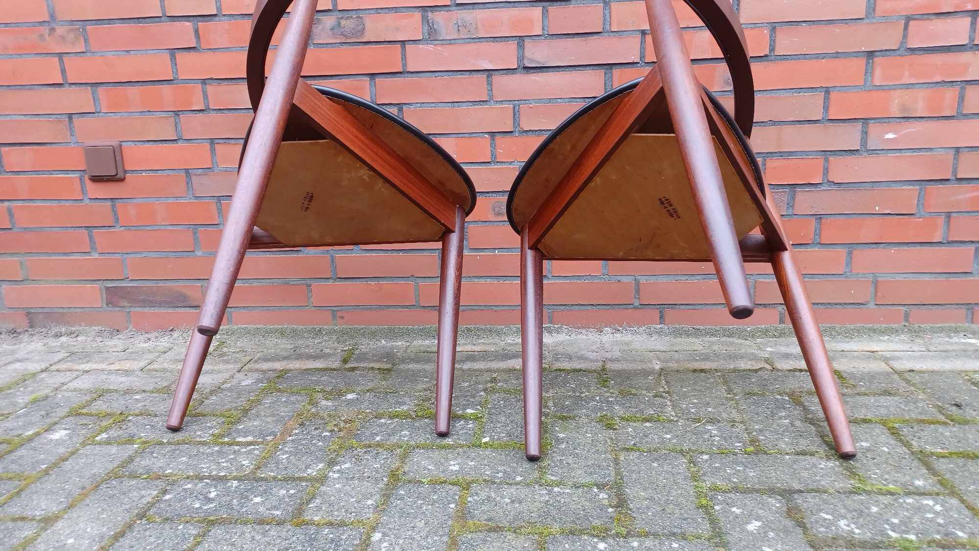 2 x Hans Olsen chairs for Frem Røjle, Denmark, Set de Lux, 1960s
