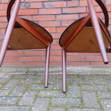 2 x Hans Olsen chairs for Frem Røjle, Denmark, Set de Lux, 1960s