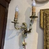 Pair of wall light in Bronze Louis XVI