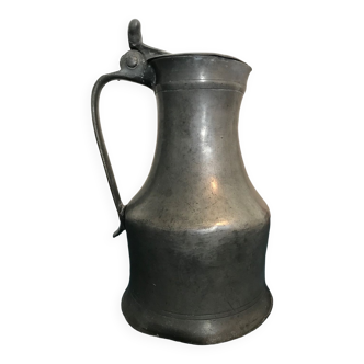 Tin pitcher