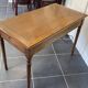 Antique cherry wood desk with marquetry, 2 drawers and 2 shelves, 112x60 h76cm.