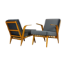 2 fauteuils en bois courbé du milieu du siècle de drevozpracujici druzstvo, 1962, ensemble de 2