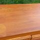 Vintage dining room attributed to Audoux and Minet in bamboo and rattan