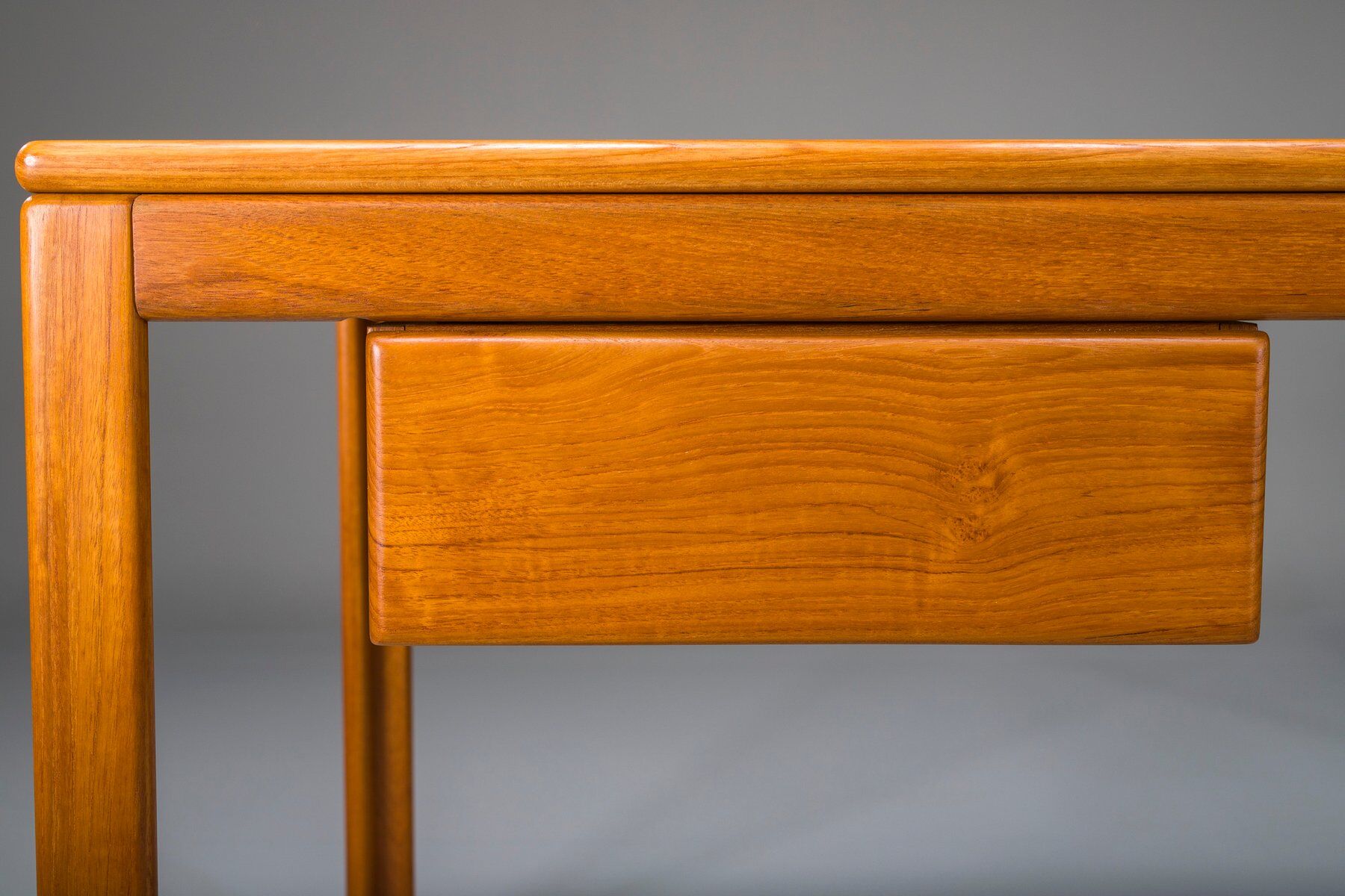 Mid-century modern teak writing desk, 1970s