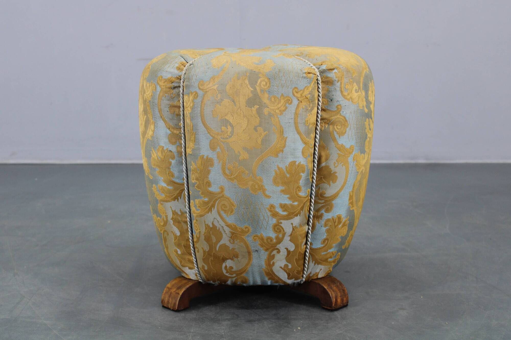 Tabouret Art Déco des années 1940, Tchécoslovaquie