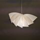 Danish conch, snail shell hanging lamp from the 80s, made of hard ABS plastic.