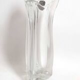 Lux Glass Crystal Vase 50s Height 27.5 cm