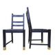 2 chaises rustiques revisitées