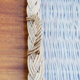 Glass and rattan top from the 70s