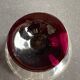 6 champagne glasses 1/2 crystal guilloché colored foot