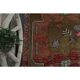 Vintage Turkish Oushak Handmade Wool Cotton Brown Runner Rug 165x417