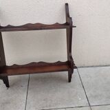 Antique vintage wooden wall shelf