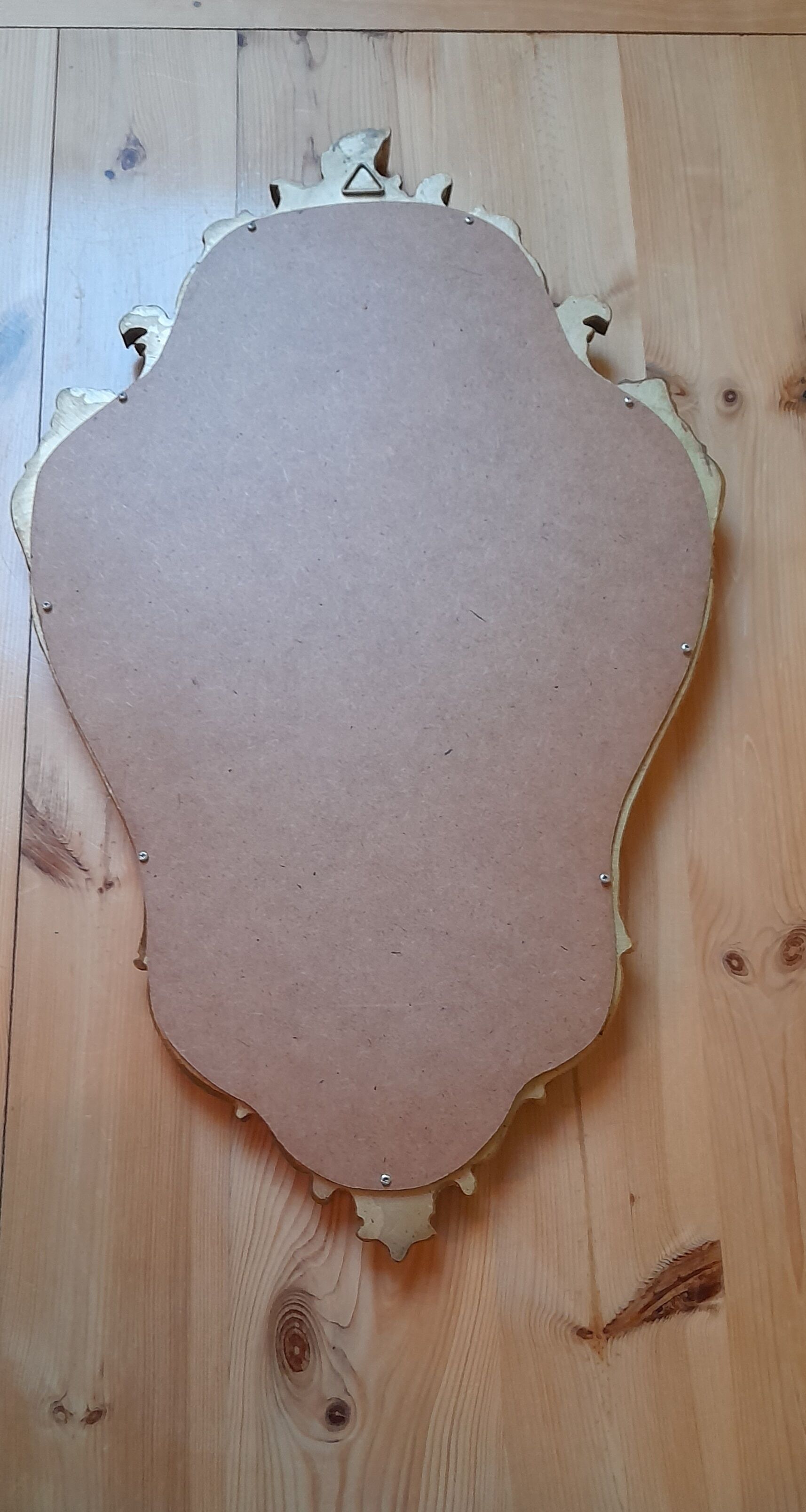 Gilded baroque mirror