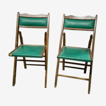 Paire de chaises pliantes Shangai