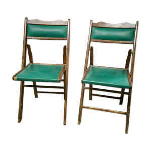 paire de chaises pliantes