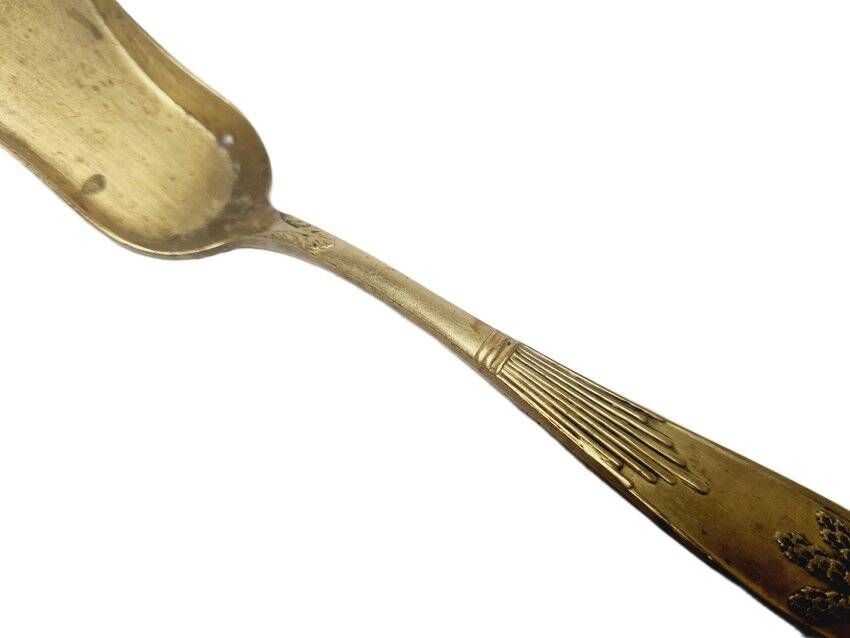 Art Nouveau style sugar bowl spoon by Hersch Mordka Spiro, Poland, 1930s