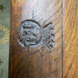 Solid oak monastery farm table