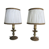 Paire de lampes vintage