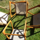 Set of 4 Baumann sleigh chairs
