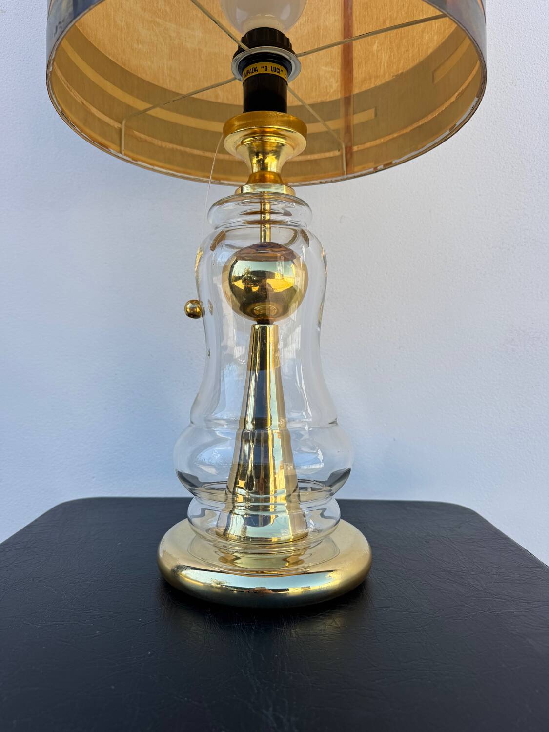 Large Richard Essig lamp from the 1970s.