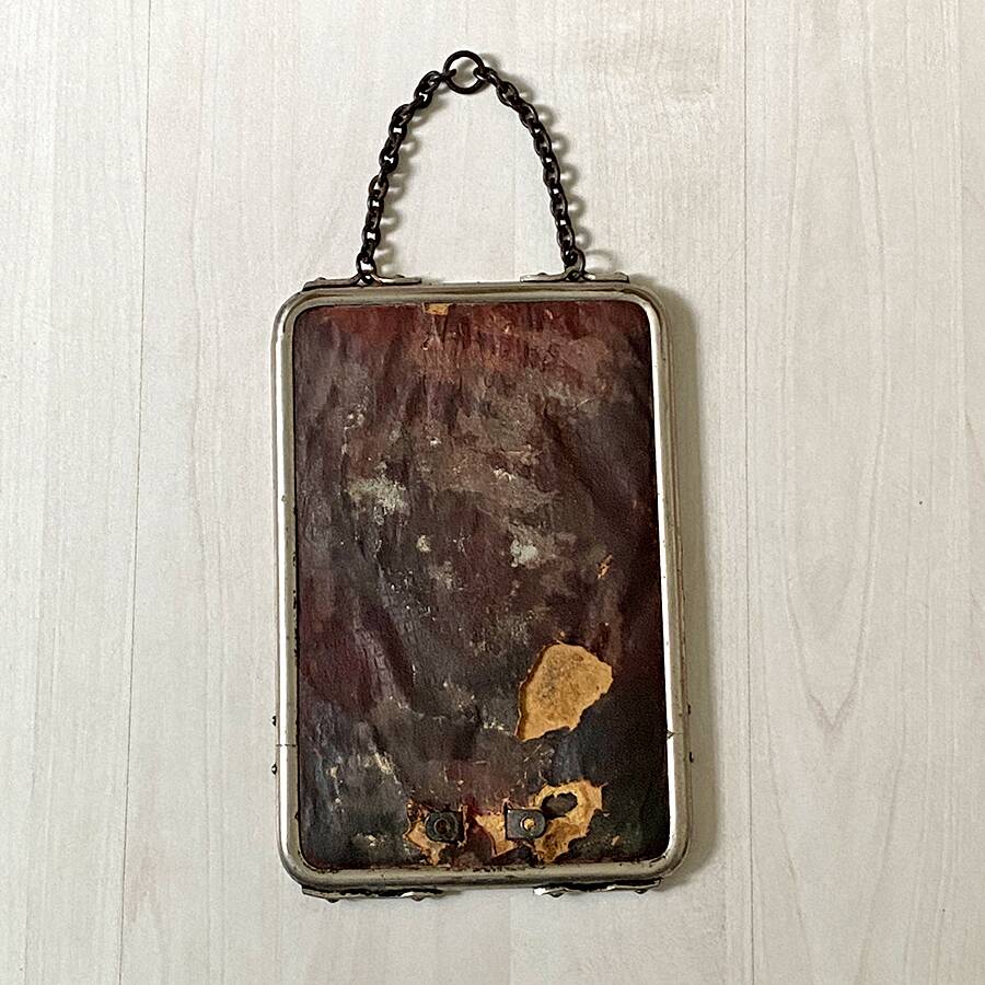 Small vintage barber mirror 50's