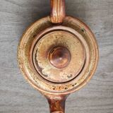 Signed vintage sandstone teapot