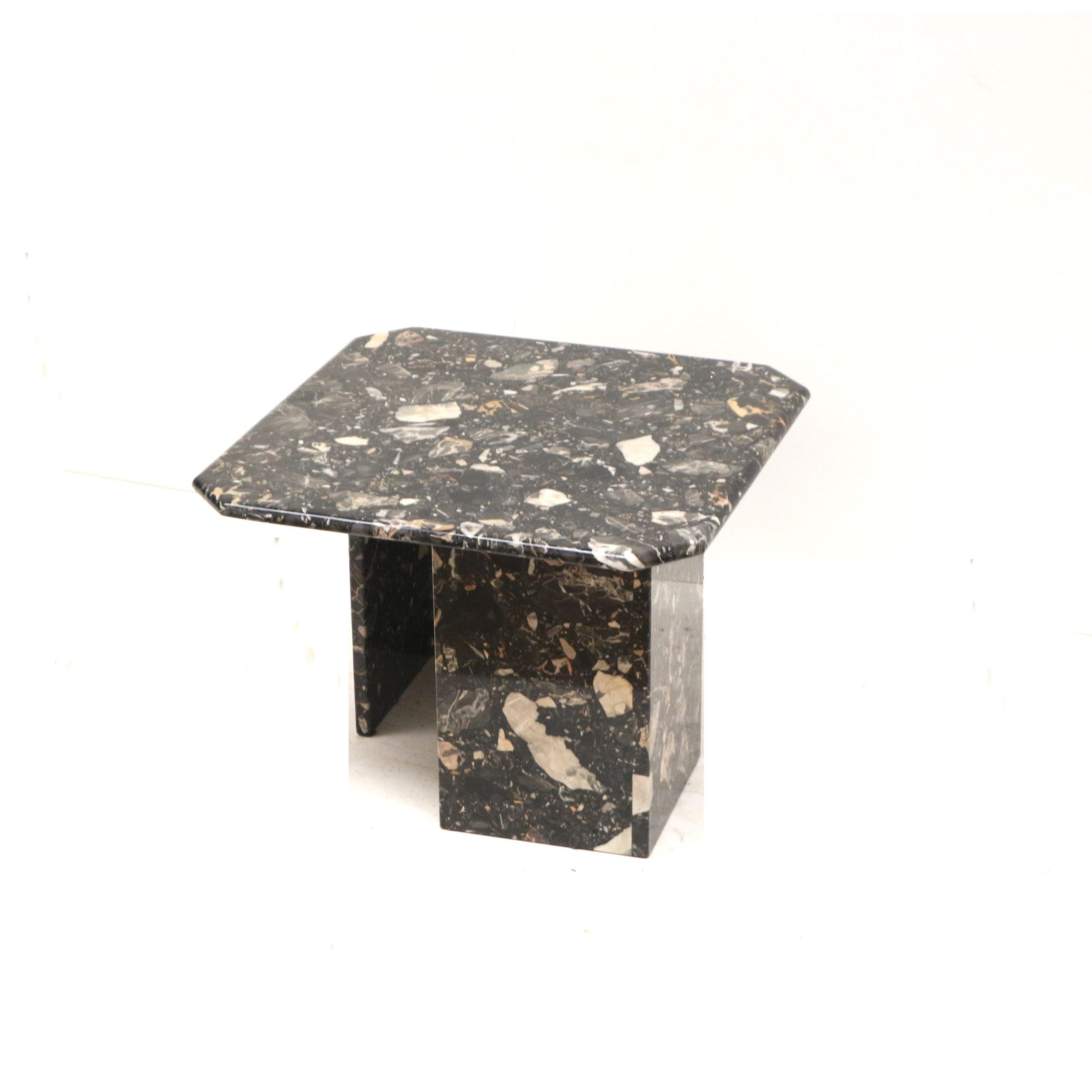 Vintage terrazzo coffee table/side table from the 1970s