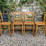 4 vintage Luterma bistro chairs 1940