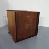 Danish Rosewood & Glass Side Table, 1960s