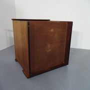 Danish Rosewood & Glass Side Table, 1960s