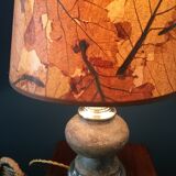 Paper herbarium lampshade, 70s