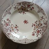 6 polychrome ironstone soup plates