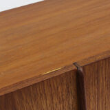 Vintage Italian mid-century bookcase wall cabinet from the 1960s, Italy.