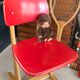 Chaise enfant Casala vintage rouge